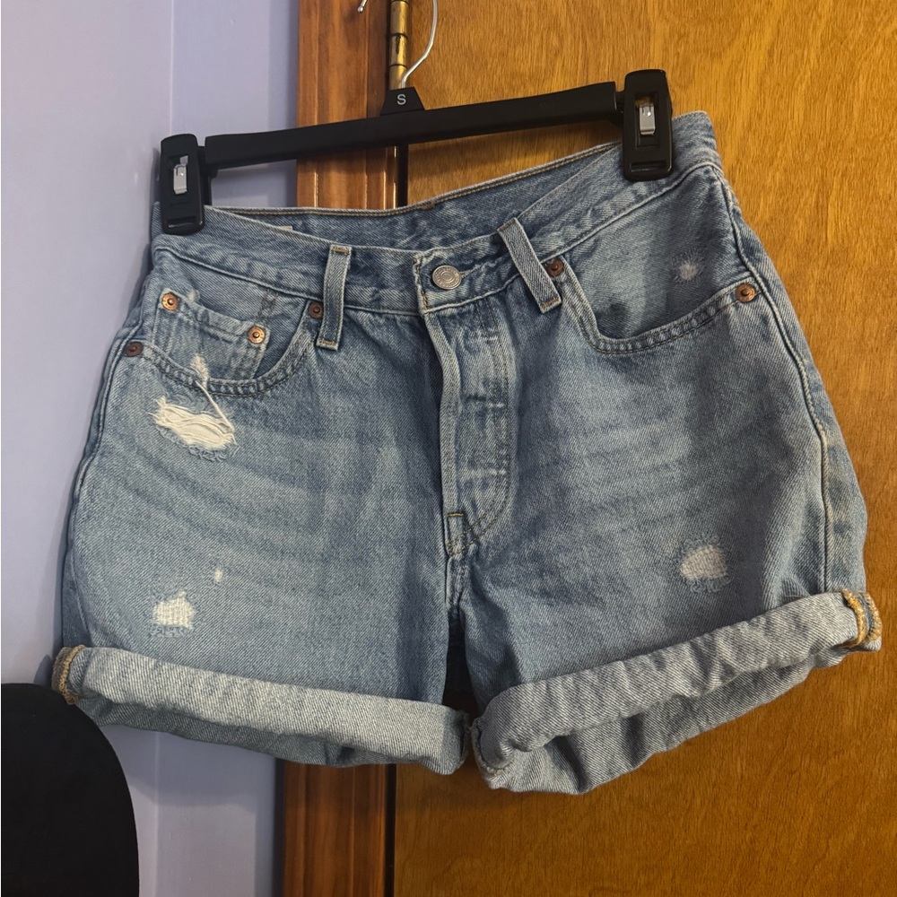 Levi Denim Blue Women's Shorts